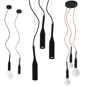 Flex Trio Copper By Nud Collection Pendant Lamp