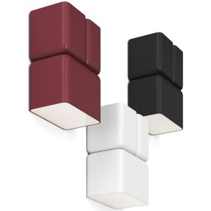 Tabata Ln10 Dark Burgundy By Tradition Wall Lamp