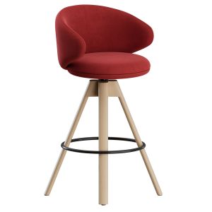 Belle St-4wl Stool By Arrmet