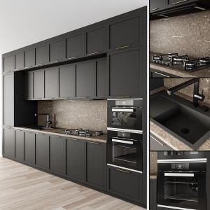 Kitchen Neo Classic - Black And Brown 29