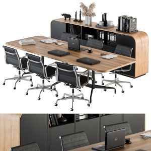 Meeting Table With Office Chair 07