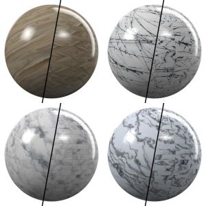 4 Marble Collection B | 8 PBR Materials