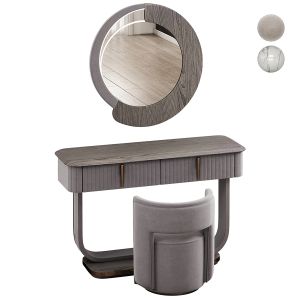 Saber Jewels Crystal Narrow Dressing Table