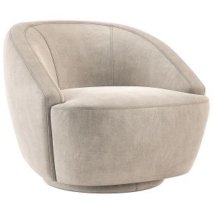 Restoration Hardware Lecco Swivel Chair