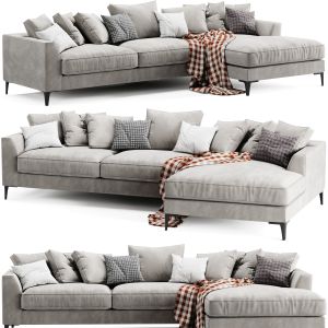 Meridian Large Chaise Sofa