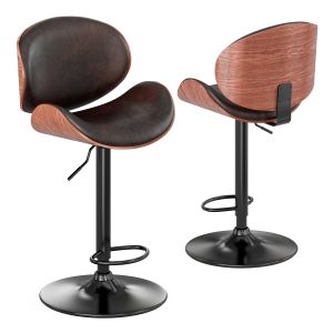 Upholstered Swivel Barstool