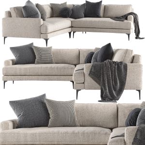 Andes 3-Piece L-Shaped Sectional Sofa