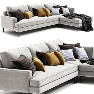 West Elm Andes Sectional Chaise Sofa