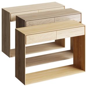 Oak Nordic Console