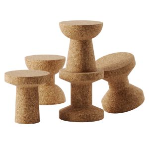 Cork Family Side Tables By Vitra