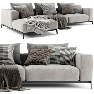 Flexform Ettore Chaise Longue Sofa 3