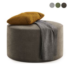 Hadleigh Fabric Large Round Stool