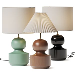 Rafine Living Capri Wooden Table Lamp