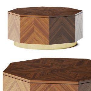 Anthropologie Quillen Marquetry Coffee Table