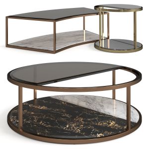 Luxence Luxury Living Manhattan Coffee Tables Set