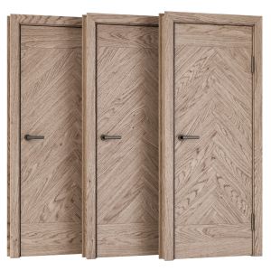 Wooden Door Set V9