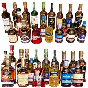 Whiskey And Scotch Bottle Collection No3