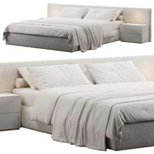 Soft Headboard Bed