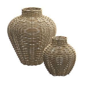 Arurog Wicker Vases