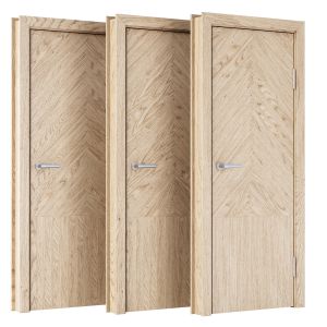 Wooden Door Set V14