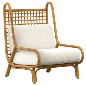 Ouen Rattan Accent Chair Cb2 Crate Barrel