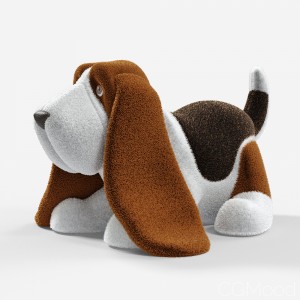 Stuffed Toy Basset Hound