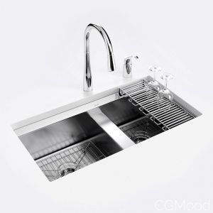 Kohler "8 Degree" Under-mount Kitchen Sink