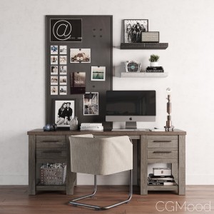 Vaughn Wide Storage Desk