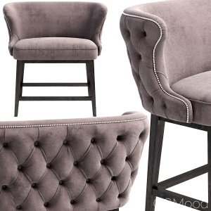 Belair Tufted Bar Stool Bench