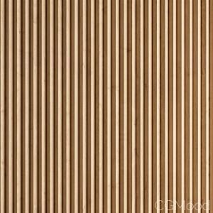 Triangular Section Wooden slats (displacement)