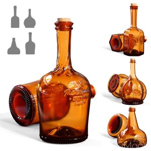 Color Glass Bottle