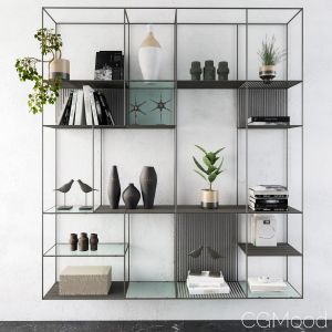 Metal Shelves Decorative