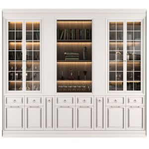 Classic Display Cabinet Cream