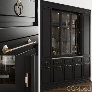 Classic Display Cabinet Black