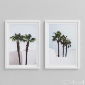 Print Palm Trees Set Of 2 By Eichholtz