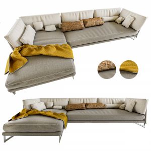 Saba Livingston 3 Seat Sofa