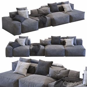 Bonaldo Sectional Sofa Peanut B