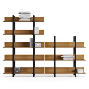 Ts Iron Bookcase Shelf Office Arrangement Interior