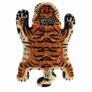 Vintage Tibetan Tiger Rug