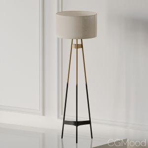 Brace Ombre Floor Lamp Cb2 Exclusive