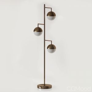 Orbs Champagne Floor Lamp Cb2 Exclusive