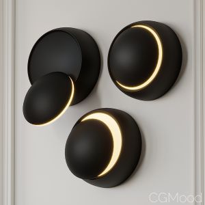 Grnflashing Crescent Round Wal Lamp