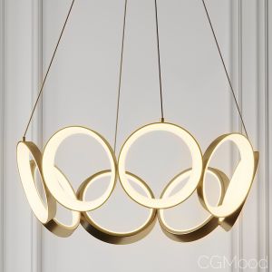 Oros Led Chandelier By Kuzco Lighting