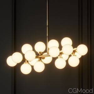 Cwi Lighting Arya 16-light Satin Gold Chandelier