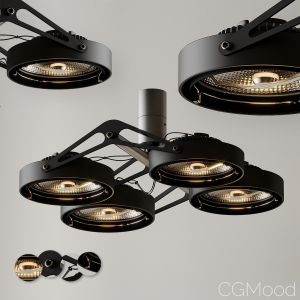 Nomad 4xled Ge Black By Modular Lighting Instrumen