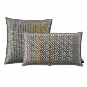 Cushion Canevas Geo Grey By Gan