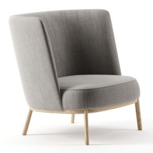 Shift Wood High Armchair By Offecct