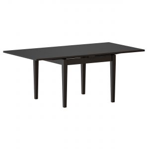 Pratico Bruno Black Extension Square Dining Table