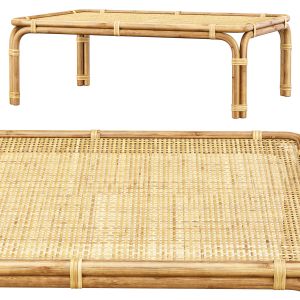 Elio Rectangle Rattan Coffee Table