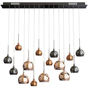 Dar Aur6264 Aurelia 15 Light Bar Pendant